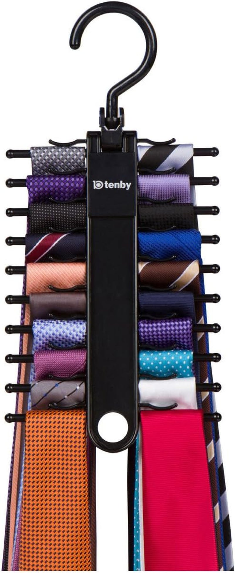 2 - PACK Black Tie Rack, Organizer, Hanger, Holder - Affordable Ti... - My Store