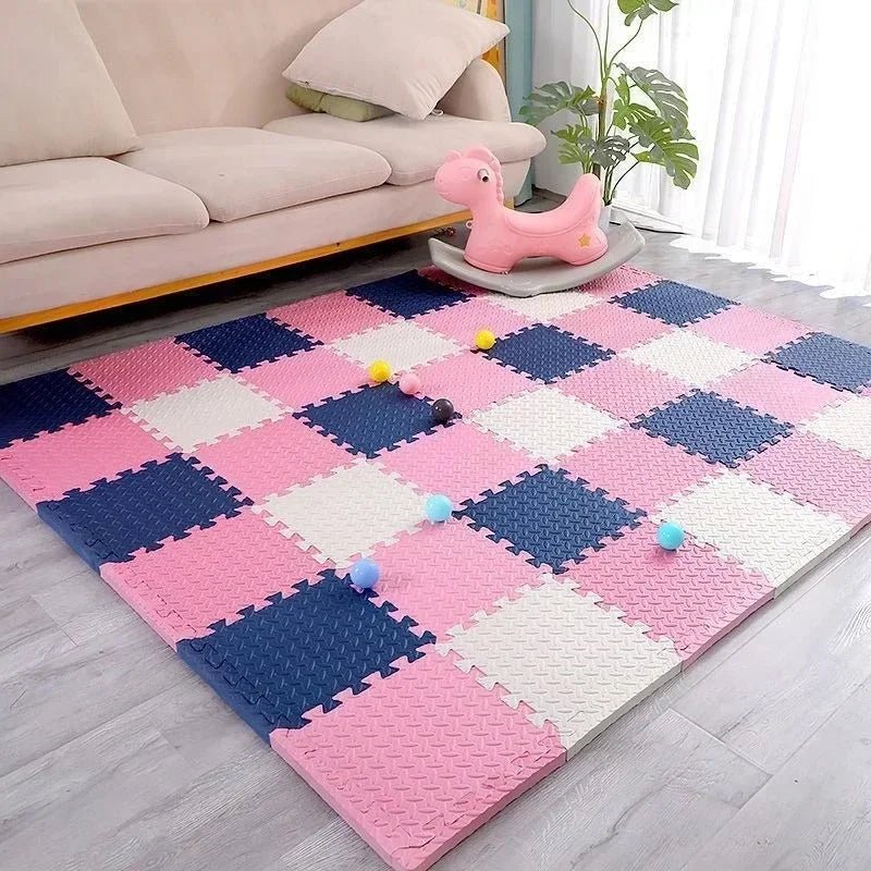 2.5Cm Thick Baby Puzzle Mats Play Mat Kids Interlocking Tiles Toys Carpet Soft Climbing Pad EVA Living Room Tatami Play Mats - My Store