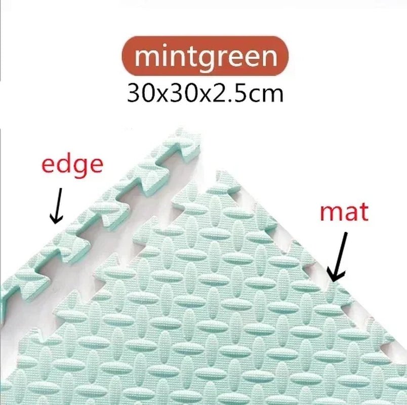 2.5Cm Thick Baby Puzzle Mats Play Mat Kids Interlocking Tiles Toys Carpet Soft Climbing Pad EVA Living Room Tatami Play Mats - My Store