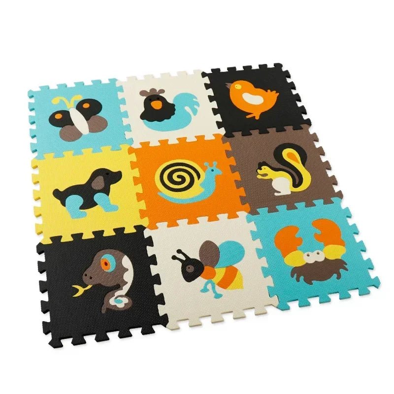 30*30*1Cm Cartoon Animal Pattern Play Mats Puzzles EVA Foam Floor Pad for Children Baby Play Gym Crawling Mats Toddler Carpet - My Store
