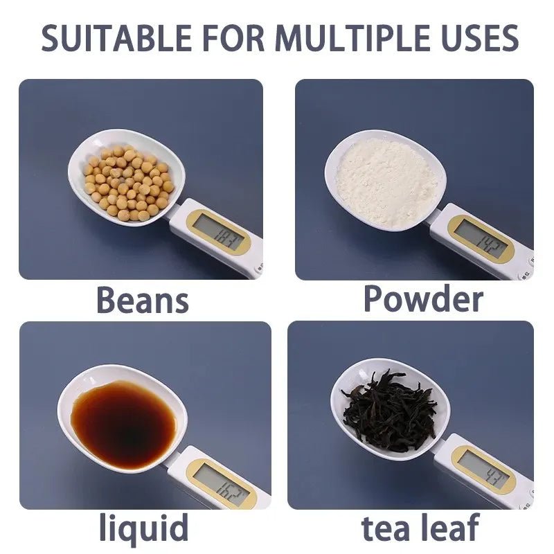 500G/0.1G Portable LCD Digital Kitchen Scale Measuring Spoon Gram Electronic Spoon Weight Volumn Food Scale New High Quality - My Store