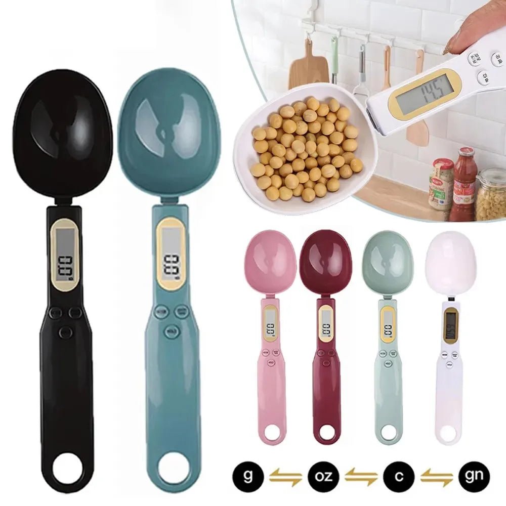 500G/0.1G Portable LCD Digital Kitchen Scale Measuring Spoon Gram Electronic Spoon Weight Volumn Food Scale New High Quality - My Store