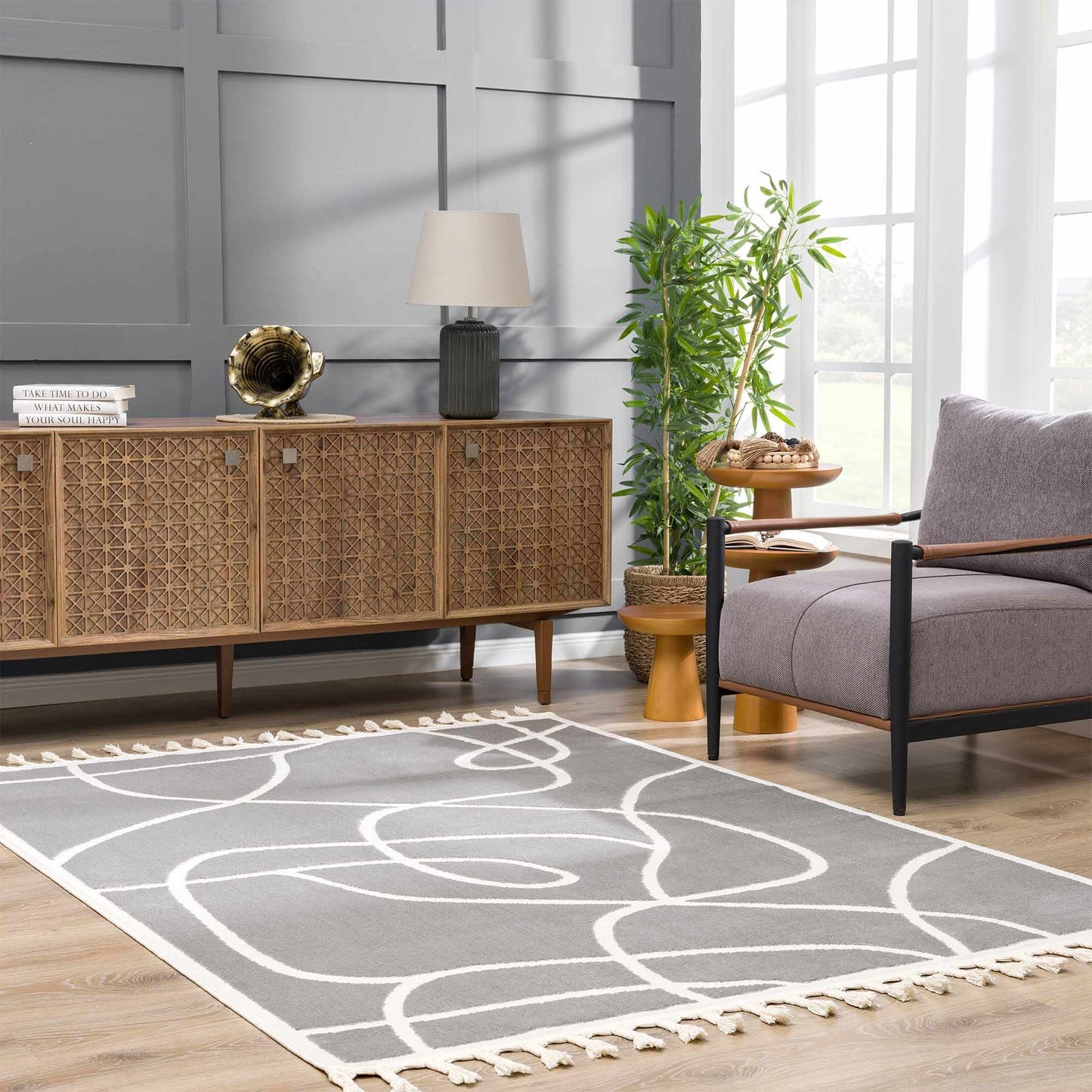 Azana Gray Area Rug - My Store