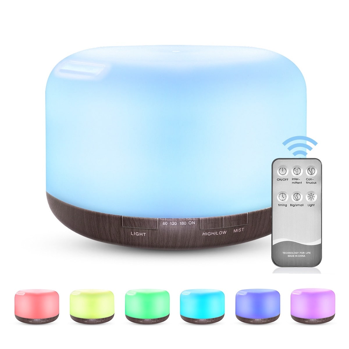 Color Changing Essential Oil Aromatherapy Diffuser With Remote - My Store