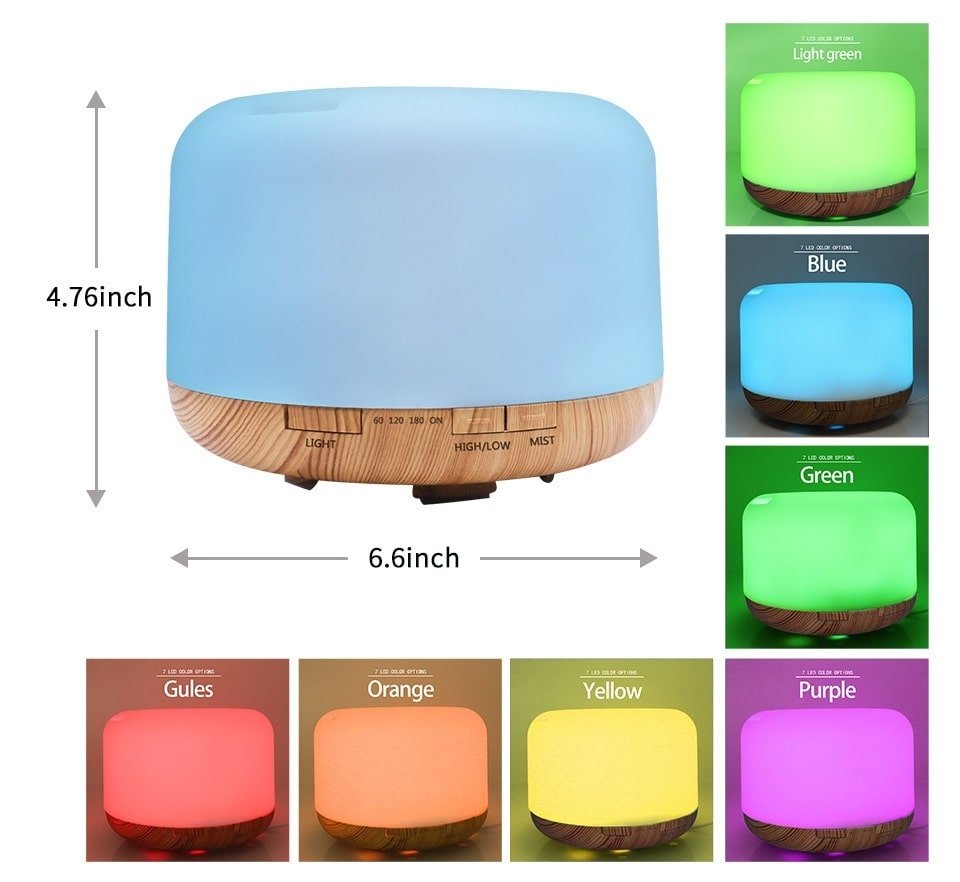 Color Changing Essential Oil Aromatherapy Diffuser With Remote - My Store