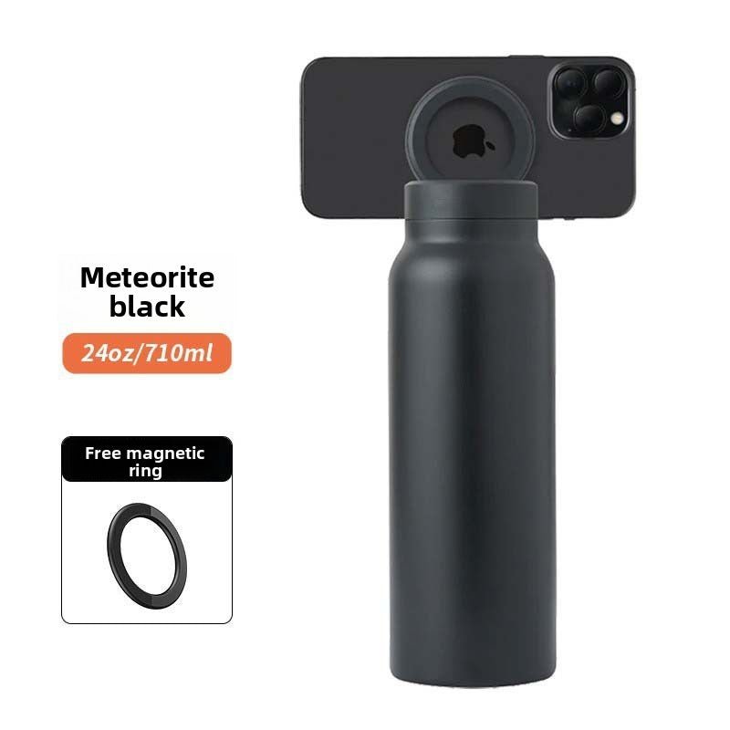 Large - capacity stainless steel magnetic insulated cup - My Store