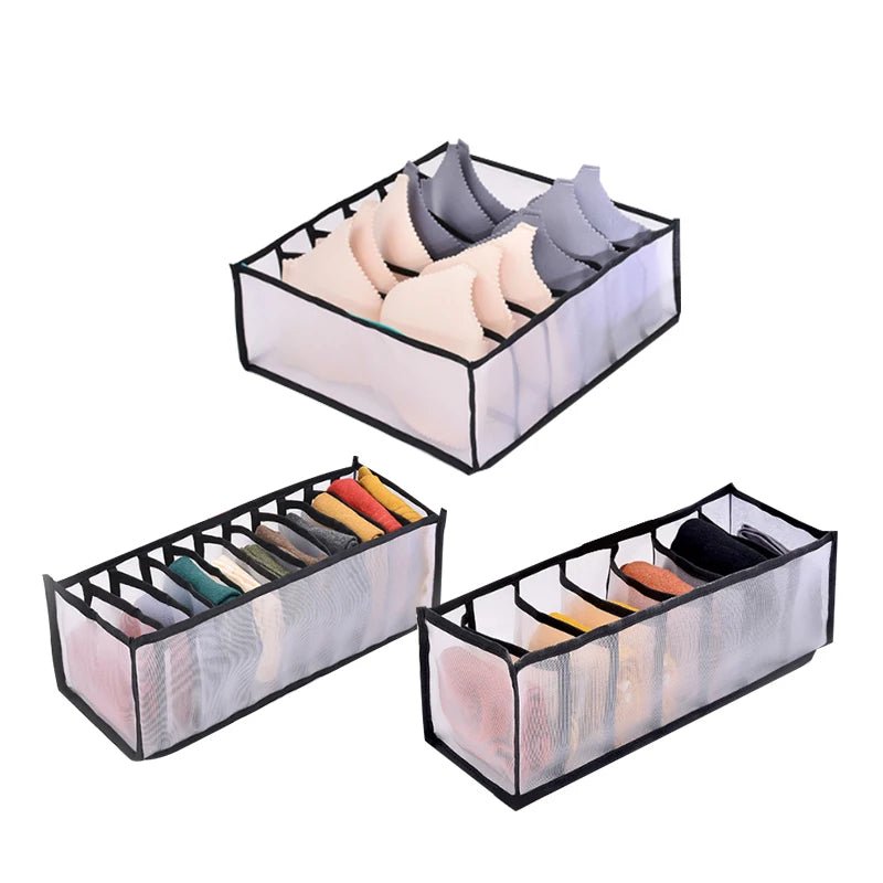 Underwear Bra Organizer Storage Box Drawer Closet Organizers Divider Boxes for Underwear Scarves Socks Bra - My Store