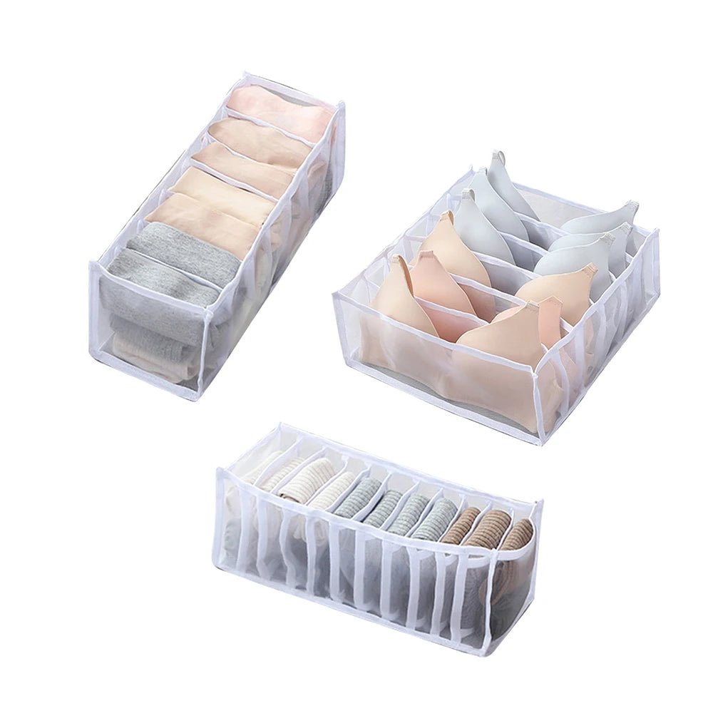 Underwear Bra Organizer Storage Box Drawer Closet Organizers Divider Boxes for Underwear Scarves Socks Bra - My Store