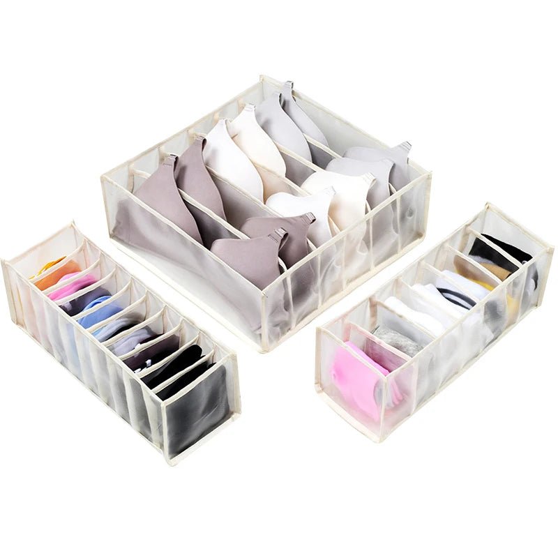 Underwear Bra Organizer Storage Box Drawer Closet Organizers Divider Boxes for Underwear Scarves Socks Bra - My Store