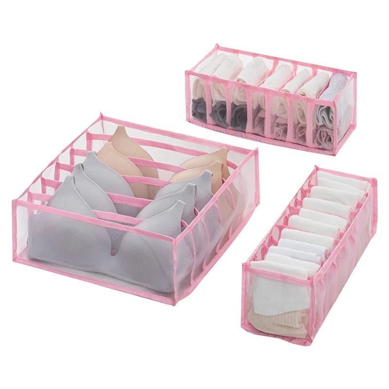Underwear Bra Organizer Storage Box Drawer Closet Organizers Divider Boxes for Underwear Scarves Socks Bra - My Store