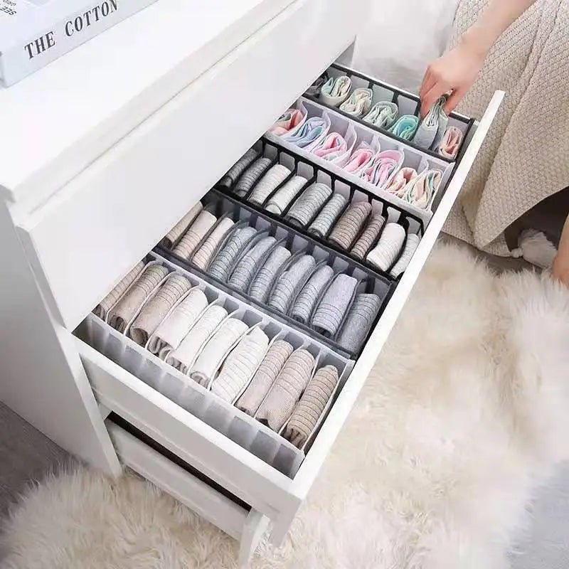 Underwear Bra Organizer Storage Box Drawer Closet Organizers Divider Boxes for Underwear Scarves Socks Bra - My Store
