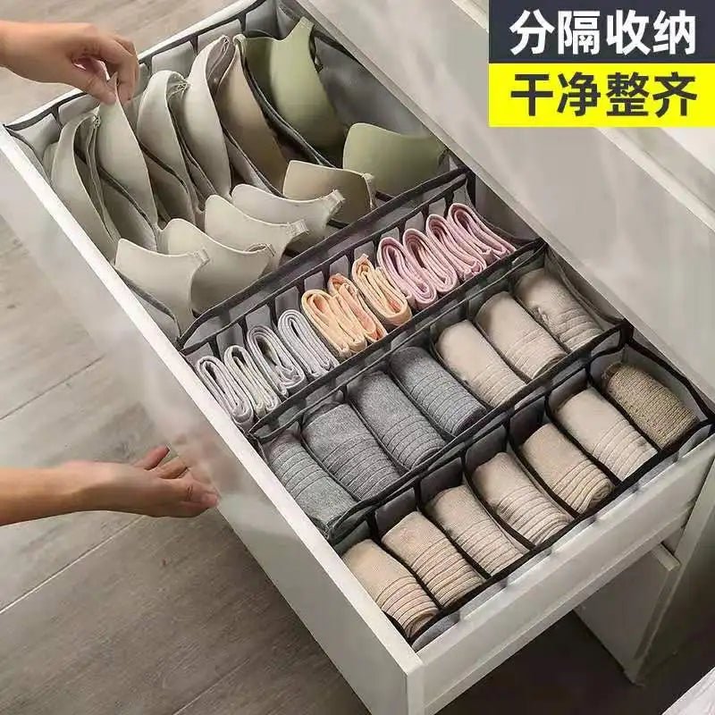 Underwear Bra Organizer Storage Box Drawer Closet Organizers Divider Boxes for Underwear Scarves Socks Bra - My Store