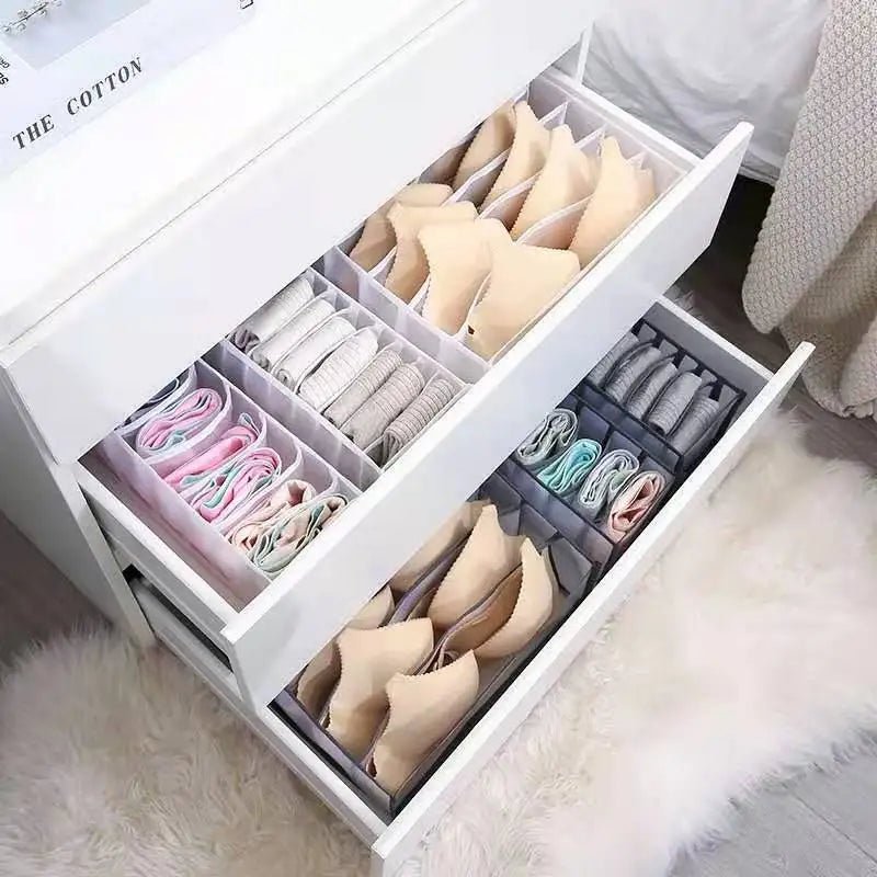Underwear Bra Organizer Storage Box Drawer Closet Organizers Divider Boxes for Underwear Scarves Socks Bra - My Store