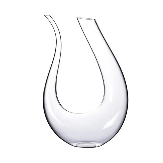 1500ML Big Decanter Handmade Crystal Red Wine Brandy Champagne Glasses Decanter Bottle Jug Pourer Aerator for Family Bar - My Store