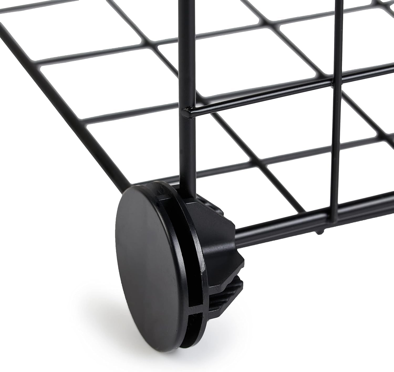 6 - Cube Wire Grid Stackable Storage Shelves, 30Cm X 30Cm, Black - My Store