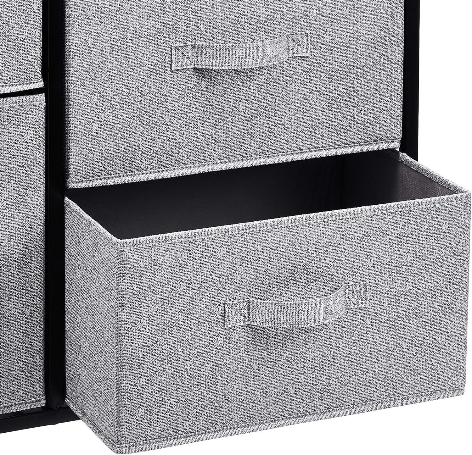 Fabric 5 - Drawer Storage Organizer Unit for Closet, Black - My Store
