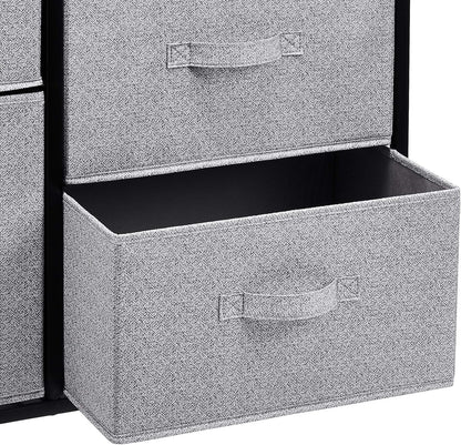 Fabric 5 - Drawer Storage Organizer Unit for Closet, Black - My Store