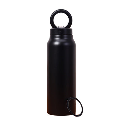 Large - capacity stainless steel magnetic insulated cup - My Store