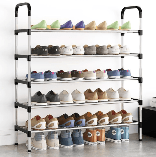 Reinforced Metal Shoe Rack with Multi - layer Storage - My Store