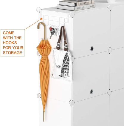 Shoe Rack, 6 Tier Shoe Storage Cabinet 24 Pair Plastic Shoe Shelves Organizer for Closet Hallway Bedroom Entryway - My Store