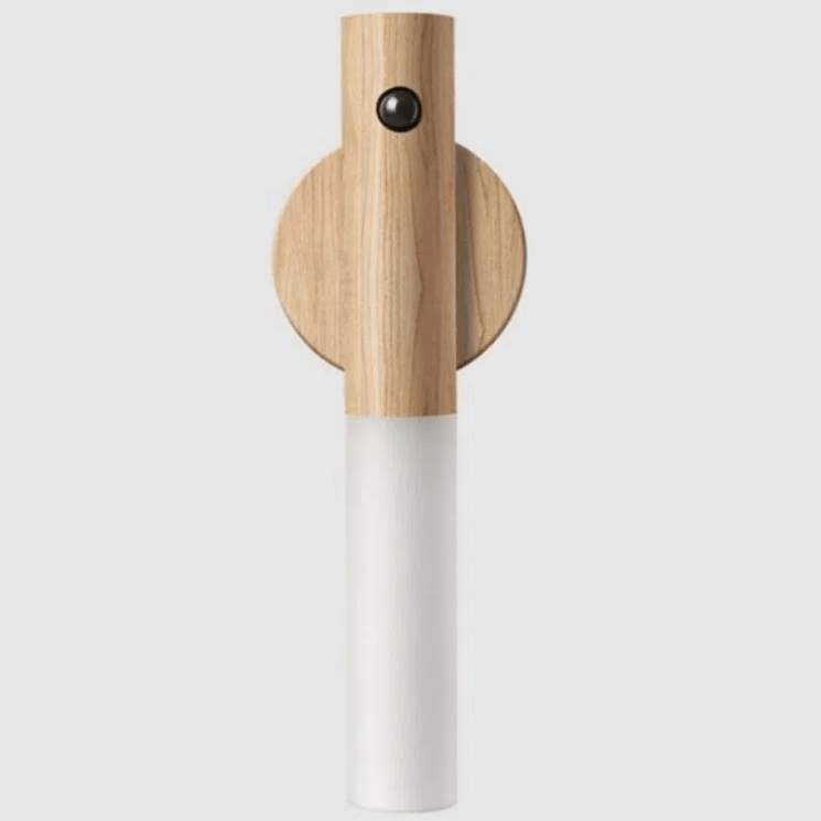 Solid wood motion sensing night light USB charging - My Store