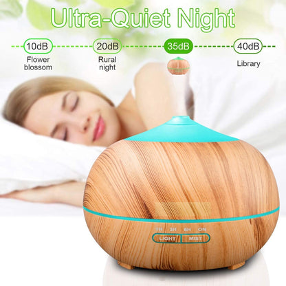 Ultrasonic Color Changing Essential Oil Aromatherapy Diffuser - My Store