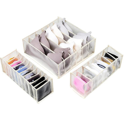 Underwear Bra Organizer Storage Box Drawer Closet Organizers Divider Boxes for Underwear Scarves Socks Bra - My Store