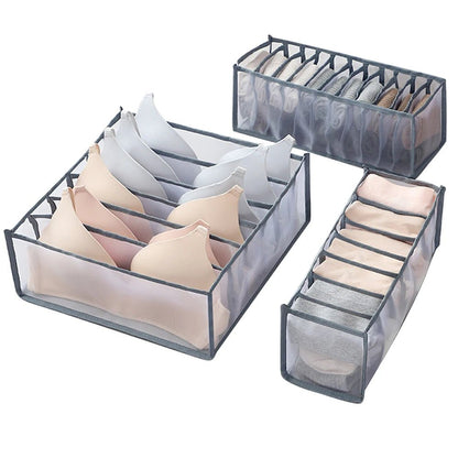 Underwear Bra Organizer Storage Box Drawer Closet Organizers Divider Boxes for Underwear Scarves Socks Bra - My Store