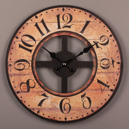 Vintage European Carved Wall Clock Creative - My Store