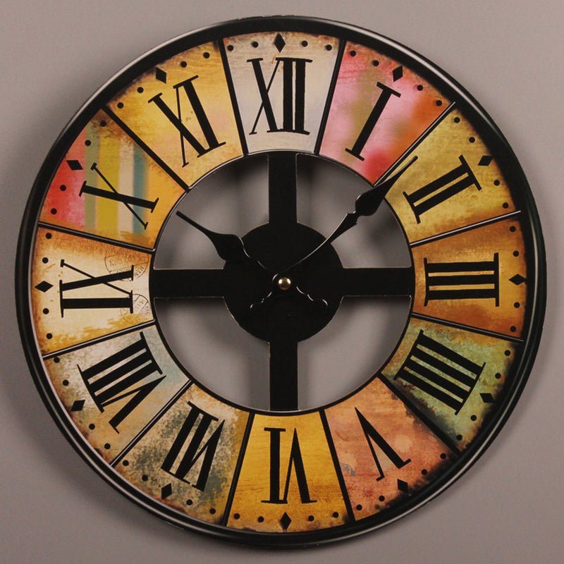 Vintage European Carved Wall Clock Creative - My Store